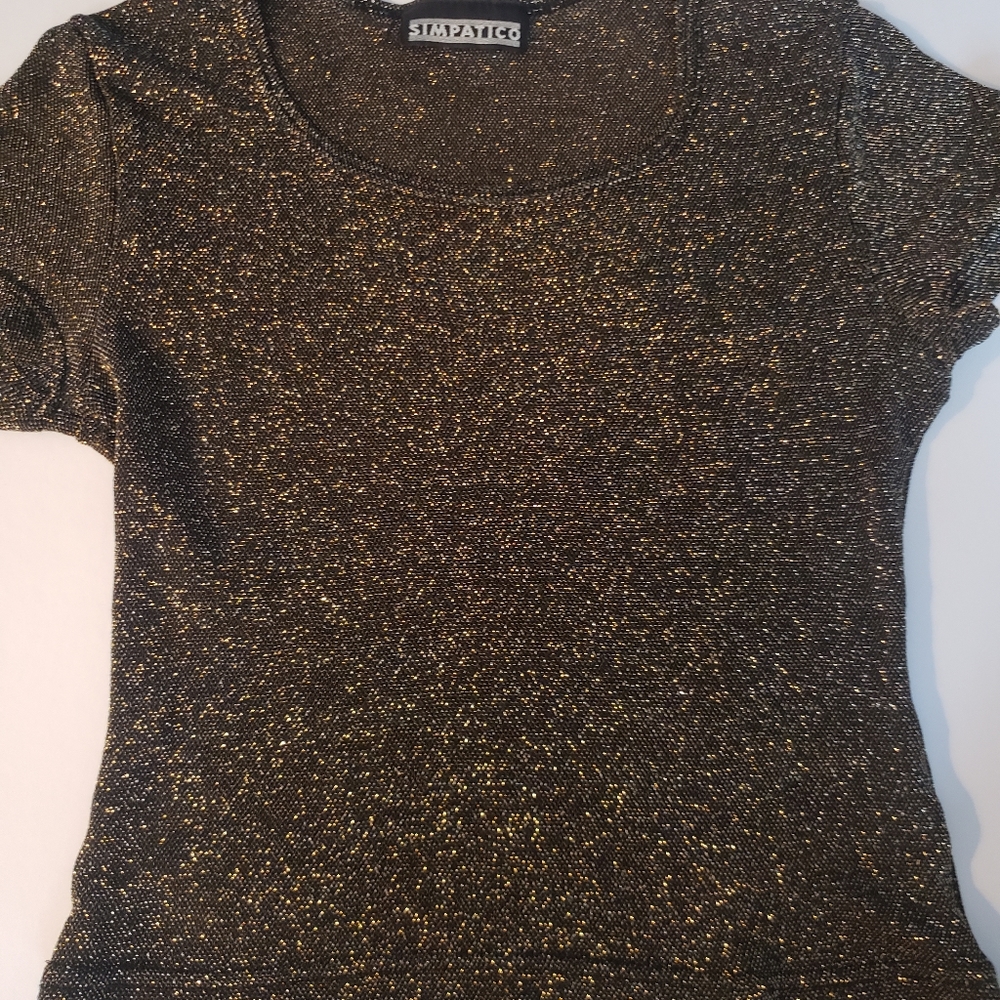 2/$20 Sparkling Gold Top Small